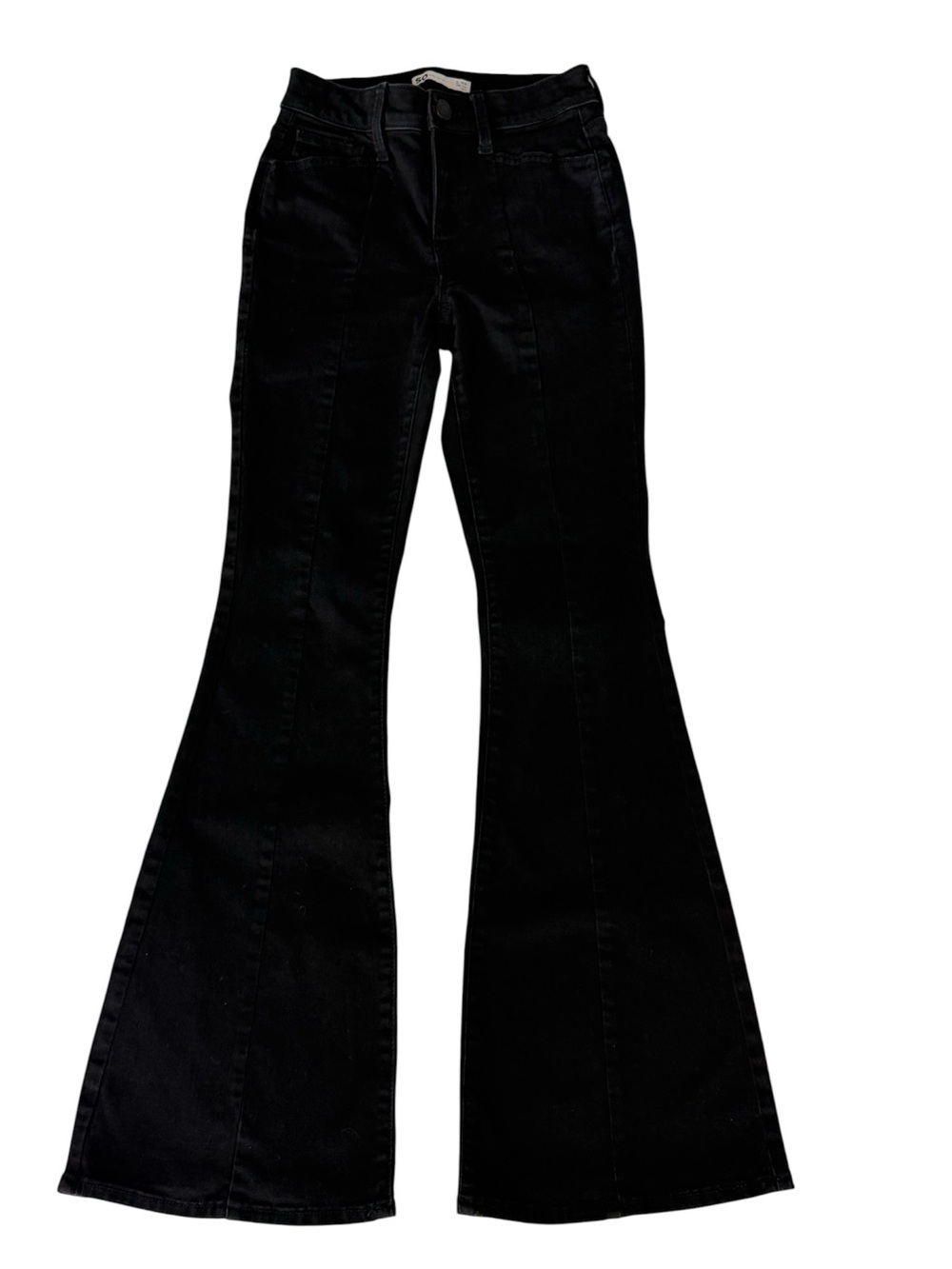 SO Black High-Rise Flared Jeans. Size 3.